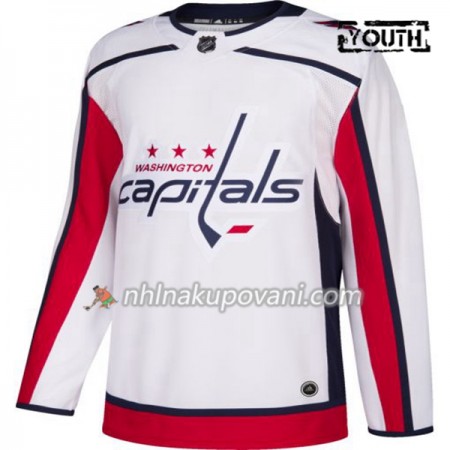 Washington Capitals Dresy Blank Adidas Bílá Authentic - Dětské